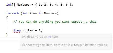 For Vs Foreach In C#